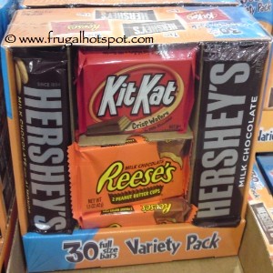 Hershey Full Size Candy Bars 30 Count Variety Pack