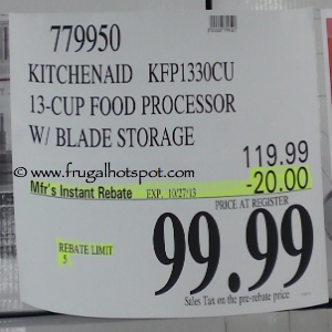 KitchenAid 13 Cup Food Processor Costco Price