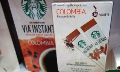 Starbucks Via Instant Coffee Colombia Costco