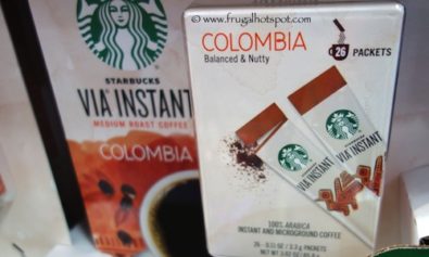 This is from the <strong><span style="color: #84b002;">Costco SEPTEMBER 2019 Coupon Book (9/4/19 – 9/29/19)</span></strong>. Starbucks Via Instant Coffee Colombia Costco