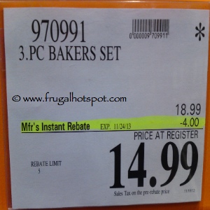 3 Piece Bakeware Set Costco Price