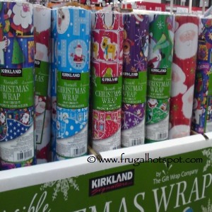 Kirkland Signature Reversible Christmas Wrap