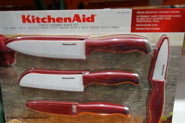 KitchenAid 4-Piece Ceramic Knife Set Costco