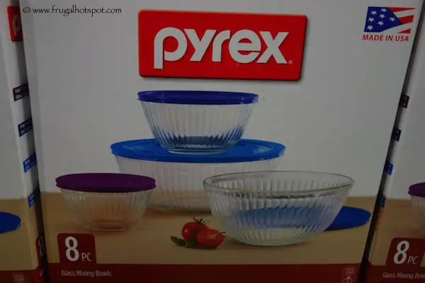 Pyrex Mixing Bowls 8-Piece Set Costco