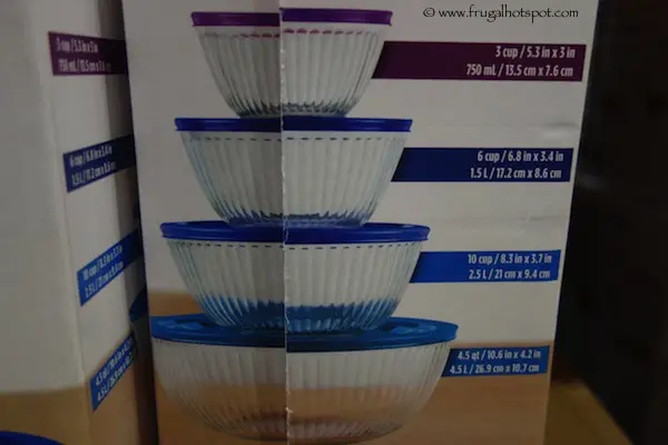 Pyrex Mixing Bowls 8-Piece Set Costco