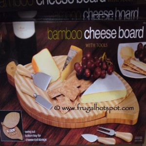 Bamboo Cheese Board With Tools