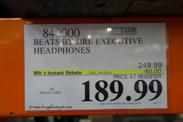 Beats by Dre Executive Headphones Costco Price