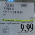 Champion Elite SmartTemp Boxer Briefs 3 Pack Costco Price