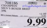 Champion Elite SmartTemp Boxer Briefs 3-Pack Costco Price | Frugal Hotspot