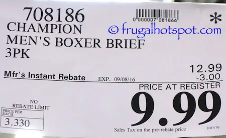 champion elite boxer briefs costco