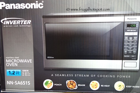 Panasonic Inverter 1.2 Cu Ft Microwave Oven (NN-SA651S) Costco