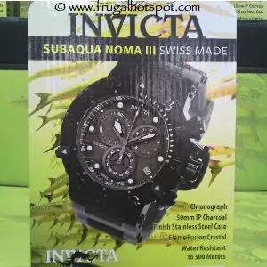 Invicta Subaqua Noma III Chronograph Steel Case Men's Watch
