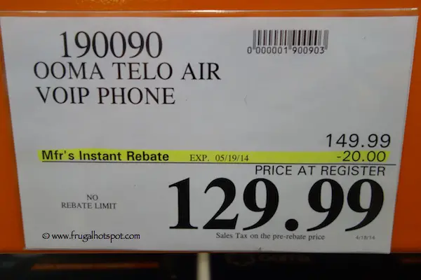 Ooma Telo Air Voip Phone Costco Price