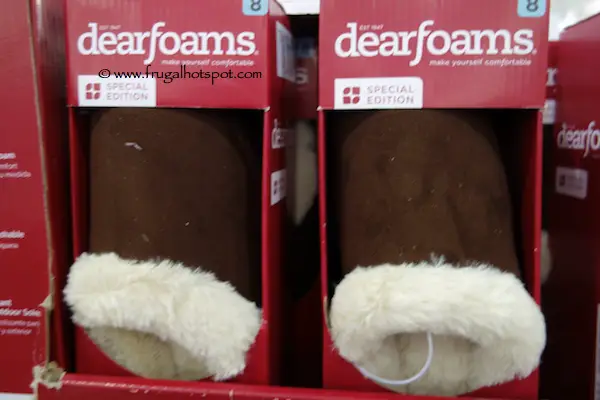 costco dearfoams men's clog slippers