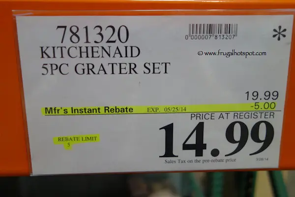 KitchenAid Box Grater Set Costco Price