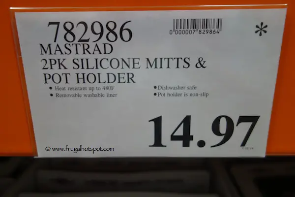 Mastrad 2 Pack Silicone Mitts & Pot Holder Costco Price
