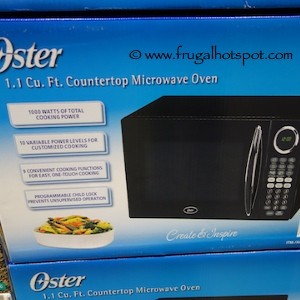 Costco Sale Oster 1 1 Cu Ft Countertop Microwave Oven Ogb81102