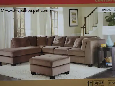 Universal Furniture Broadmore Paxton 3 Piece Sectional Sofa
