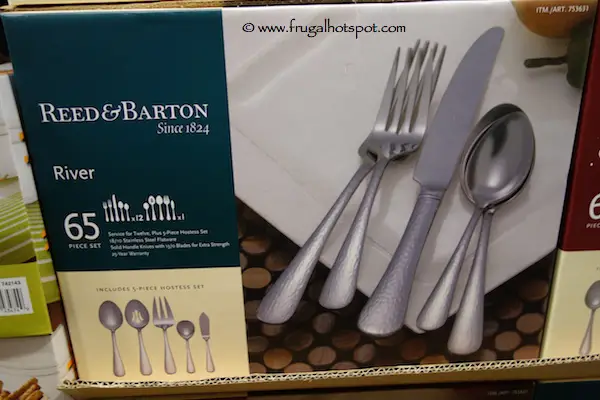 Reed & Barton River 65 Piece Stainless Steel Flatware Set