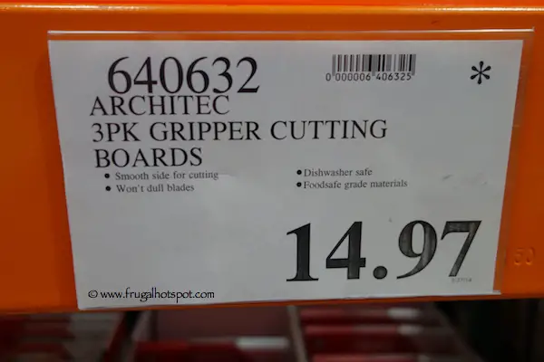 Architec 3 Pack Gripper Cutting Boards Costco Price