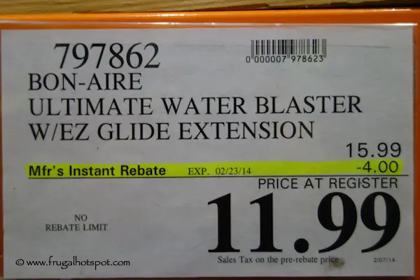 BonAire Water Blaster Costco Price
