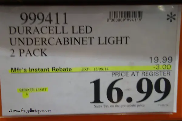 Duracell Under Cabinet Light 2 Pack Costco Price