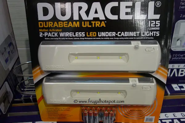 Costco Sale Duracell Durabeam Ultra 2 Pack Wireless LED Under