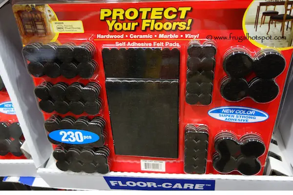 Floor Care Self Adhesive Felt Pads 230 Pieces
