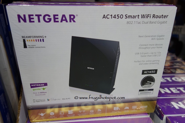 Netgear AC1450 Dual Band WiFi Wireless Router Costco