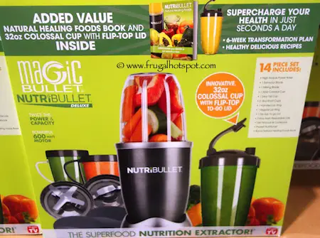 NutriBullet Deluxe Blender/Extractor 14-Piece Set Costco