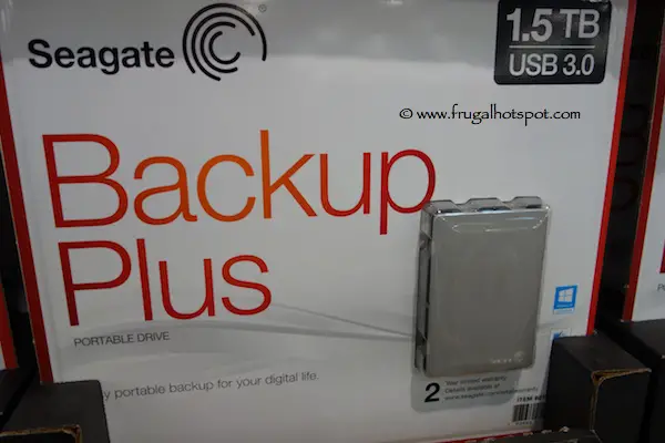 Seagate Slim Backup Plus 1.5TB Portable Hard Drive