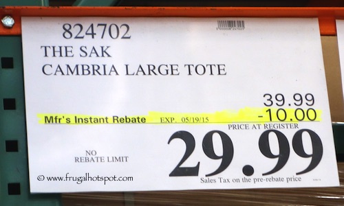 The Sak Cambria Large Tote COstco Price #824702