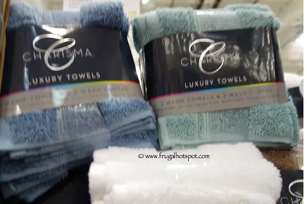 Charisma Luxury 4 Piece Hand Towel and Wash Cloth Set Costco