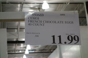 Cemoi Milk Chocolate Hollow Eggs Costco Price