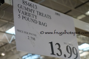 Gummy Treats Variety 5 lb bag Costco Price