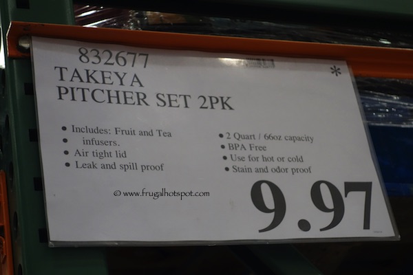 Takeya Pitcher Set 2 Pack Costco Price