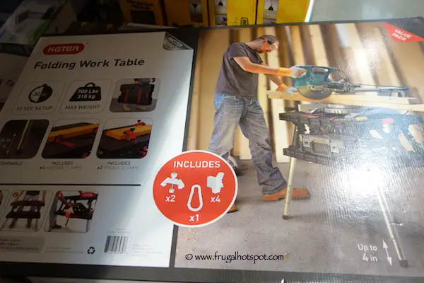 Keter Work Table With Extendable Legs Costco