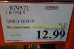 The One & Only by Emily Giffin Costco Price