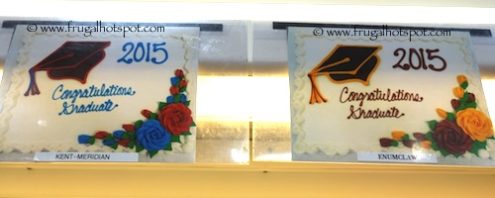 Costco Sheet Cake Graduation Kent Meridian and Enumclaw High School