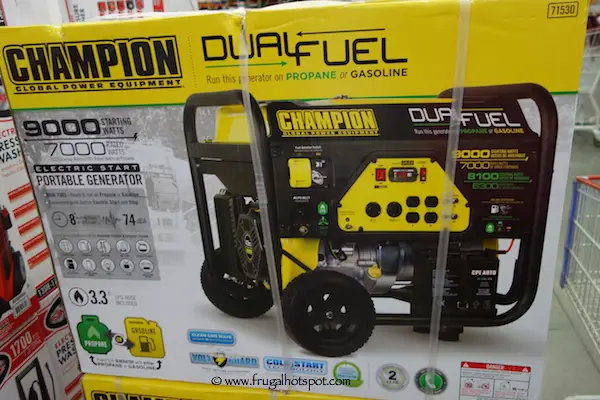 Champion Dual Fuel Portable Generator Costco