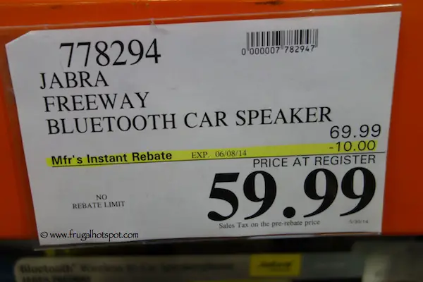 Jabra Freeway Wireless In-Car Speakerphone Costco Price