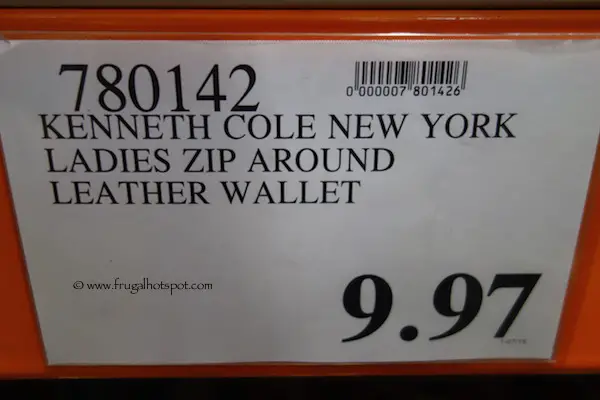 Kenneth Cole New York Ladies Zip Around Leather Wallet Costco Price