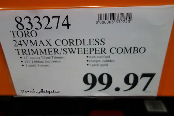 Toro 24v Max Cordless Trimmer Sweeper Combo Costco Price