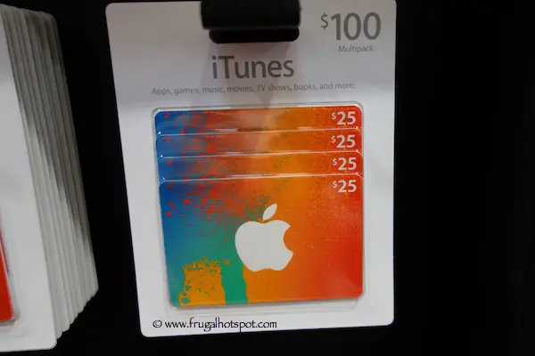 iTunes Gift Cards $100 Multi-Pack at Costco