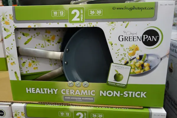 Green Pan 2 Piece Ceramic Non-Stick Skillet Costco