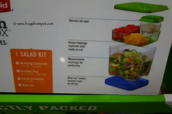 Rubbermaid Lunch Blox Set 3 Kits Costco