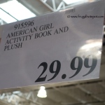 American Girl Plush + Activity Book Costco Price