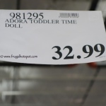 Adora Toddler Time Doll Costco Price