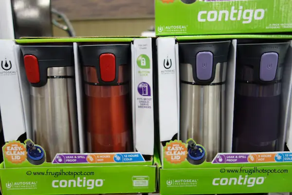 Contigo Pinnacle 14 oz Thermal Mug 2-Pack Costco