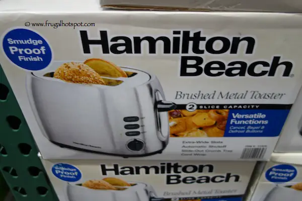 Hamilton Beach 2-Slice Brushed Metal Toaster (22534E) Costco